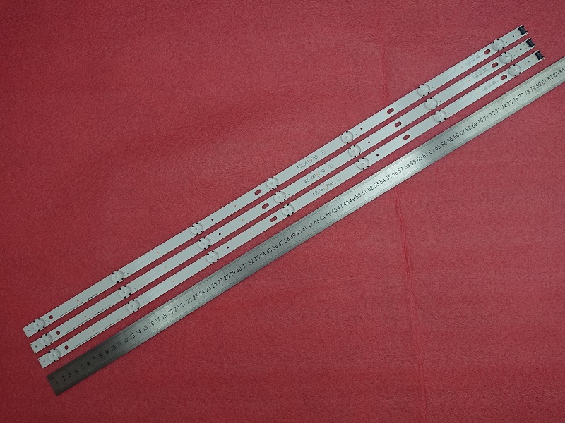 3 PCS 7LED LED strip for LG 43UK6400 43UK6200 43UK6300 LC43490086A 3PCM00789A 303LG430003 3PCM00785A